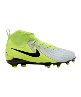 Nike Jr Phantom Luna II Academy FG/MG Mad Voltage Silber Schwarz F003 - silber