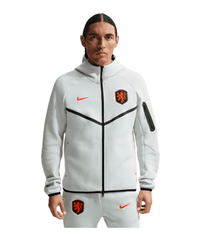 Nike KNVB Niederlande Fleece Jacke Grau F025 - grau
