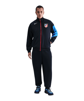 Nike Atletico Madrid Anthem Jacke Schwarz F010 