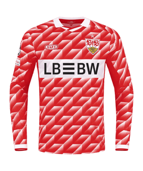 JAKO VfB Stuttgart International Trikot Langarm Away 2026/2027 Rot F656 - rot