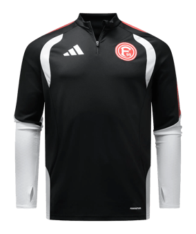 adidas Fortuna Düsseldorf Training Half Zip Top Schwarz - schwarz