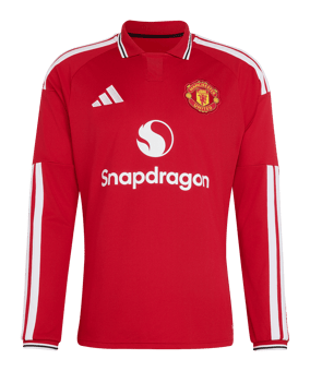adidas Manchester United Trikot Langarm Home 2026/2027 Rot
