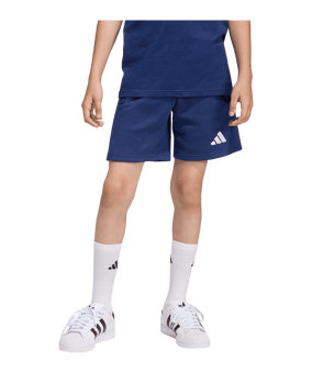adidas Entrada 26 Short Kids Dunkelblau - weiss