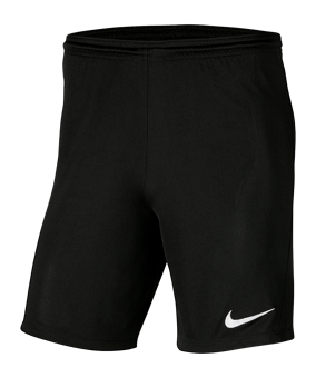Nike Park III Short Kids Schwarz F010 - schwarz