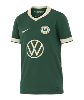 Nike VfL Wolfsburg Trikot 2025/2026 Kids Grün F302 - gruen