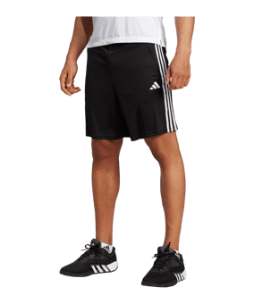 adidas Essentials Piqué 3S Short Schwarz - schwarz
