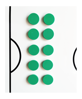 Cawila PRO Rundmagnet 10er Set 30mm Grün 