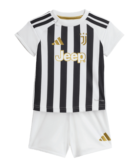 adidas Juventus Turin Trikot Set Home 2026/2027 Kids Weiß
