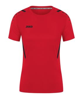 JAKO Challenge Trikot Damen Rot Schwarz F101 - rot