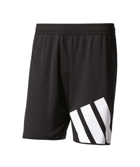 adidas Tanis Short Hose kurz Schwarz Weiss - schwarz