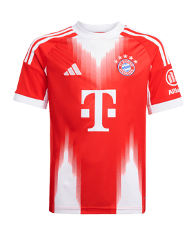 adidas FC Bayern München Trikot Home 2025/2026 Kids Rot - rot
