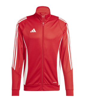 adidas Tiro 24 Trainingsjacke Rot Weiss | - rot