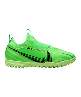 Nike Jr Air Zoom Mercurial Vapor XV Academy TF Dream Speed 8 Kids Grün Schwarz F300 - gruen