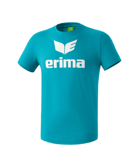 Erima Promo T-Shirt Kids Blau Weiss - blau