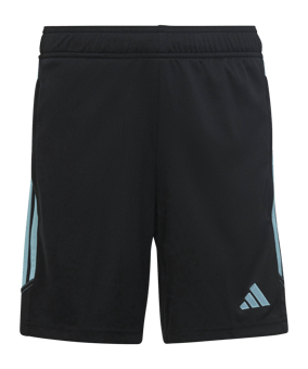 adidas Tiro 23 Short Kids Schwarz Blau - schwarz