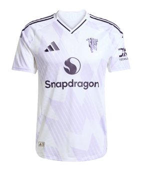 adidas Manchester United Authentic Trikot Away 2025/2026 Weiß - weiss