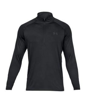 Under Armour Tech HalfZip Sweatshirt Schwarz F001 - schwarz