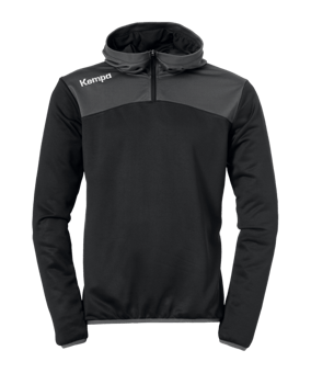 Kempa Emotion 2.0 Quarter Sweatshirt Kids F01 - schwarz