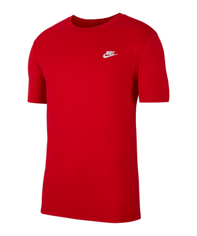 Nike Club T-Shirt Rot F657 - rot