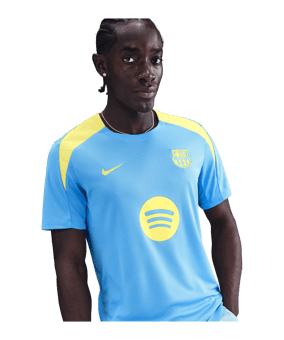 Nike FC Barcelona Strike Trainingsshirt Blau F413 - blau