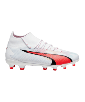 PUMA ULTRA Pro FG/AG Breakthrough Jr Kids Weiss Rot F01 - weiss