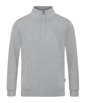 Jako Organic Ziptop Grau F520 - grau