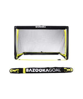 BAZOOKAGOAL CLASSIC PVC | 120x75cm | Schwarz Gelb | - schwarz
