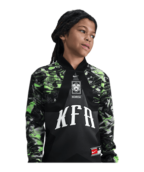 Nike Südkorea Torwarttrikot Langarm Hollywood Kids Schwarz F010 - schwarz