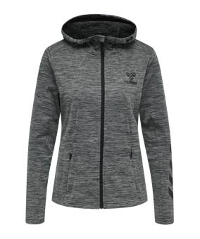 Hummel Selby Zip Hoody Damen Grau F2007 - grau