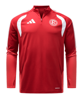 adidas Fortuna Düsseldorf Training Half Zip Top Rot - rot