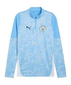 PUMA Manchester City Training 1/4 Zip Sweatshirt Blau F01