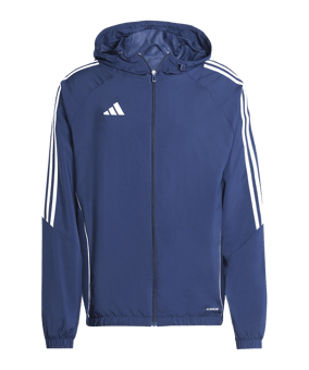 adidas Tiro 24 Windbreaker Kids Blau Weiss - blau