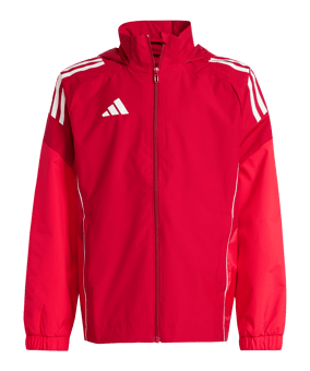 adidas Tiro 25 Competition Regenjacke Kids Rot | - rot