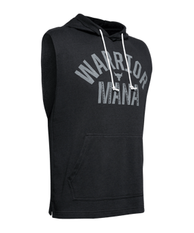 Under Armour Hoody Ärmellos Schwarz F001 - schwarz