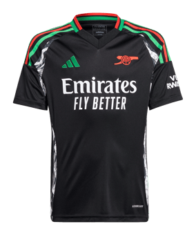 adidas FC Arsenal London Trikot Away 2024/2025 Kids Schwarz - schwarz