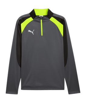 PUMA IndividualLIGA 1/4 Zip Sweatshirt Grau F08 - grau