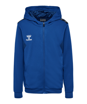 Hummel hmlAUTHENTIC PL Kapuzenjacke Kids Blau F7045 - blau