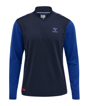 Hummel hmlPRO Grid HalfZip Sweatshirt Blau F7130 - blau