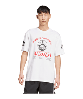 adidas Originals 90s Football Graphic Tee White 