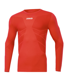 JAKO Comfort 2.0 langarm Orange F18 - orange