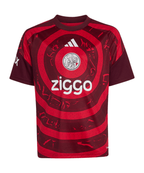 adidas Ajax Amsterdam Pre-Match Trikot 2026/2027 Kids Rot - rot