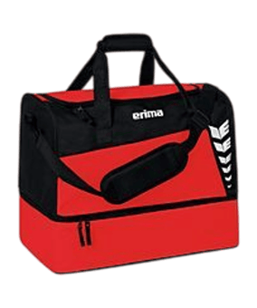 Erima Six Wings Sporttasche mit Bodenfach Gr.S Rot - rot
