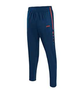 JAKO Active Trainingshose | Blau Orange F18 - blau