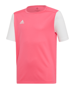 adidas Estro 19 Trikot kurzarm Kids Pink Weiss - pink