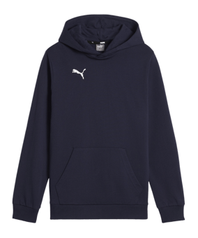 PUMA teamGOAL Casuals Hoody Kids Blau F06 - dunkelblau