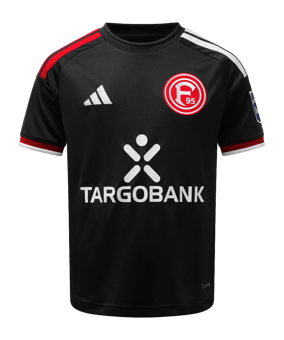 adidas Fortuna Düsseldorf Trikot 3rd 2026/2027 Kids Schwarz - schwarz