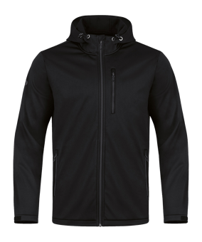 JAKO Premium Softshelljacke Schwarz F800 - schwarz