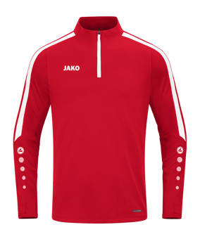 JAKO Power Sweatshirt Rot Weiss F100 - rot