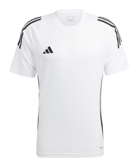adidas Tiro 24 Trikot Weiss Schwarz - weiss