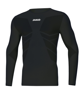JAKO Comfort 2.0 langarm Schwarz F08 - schwarz